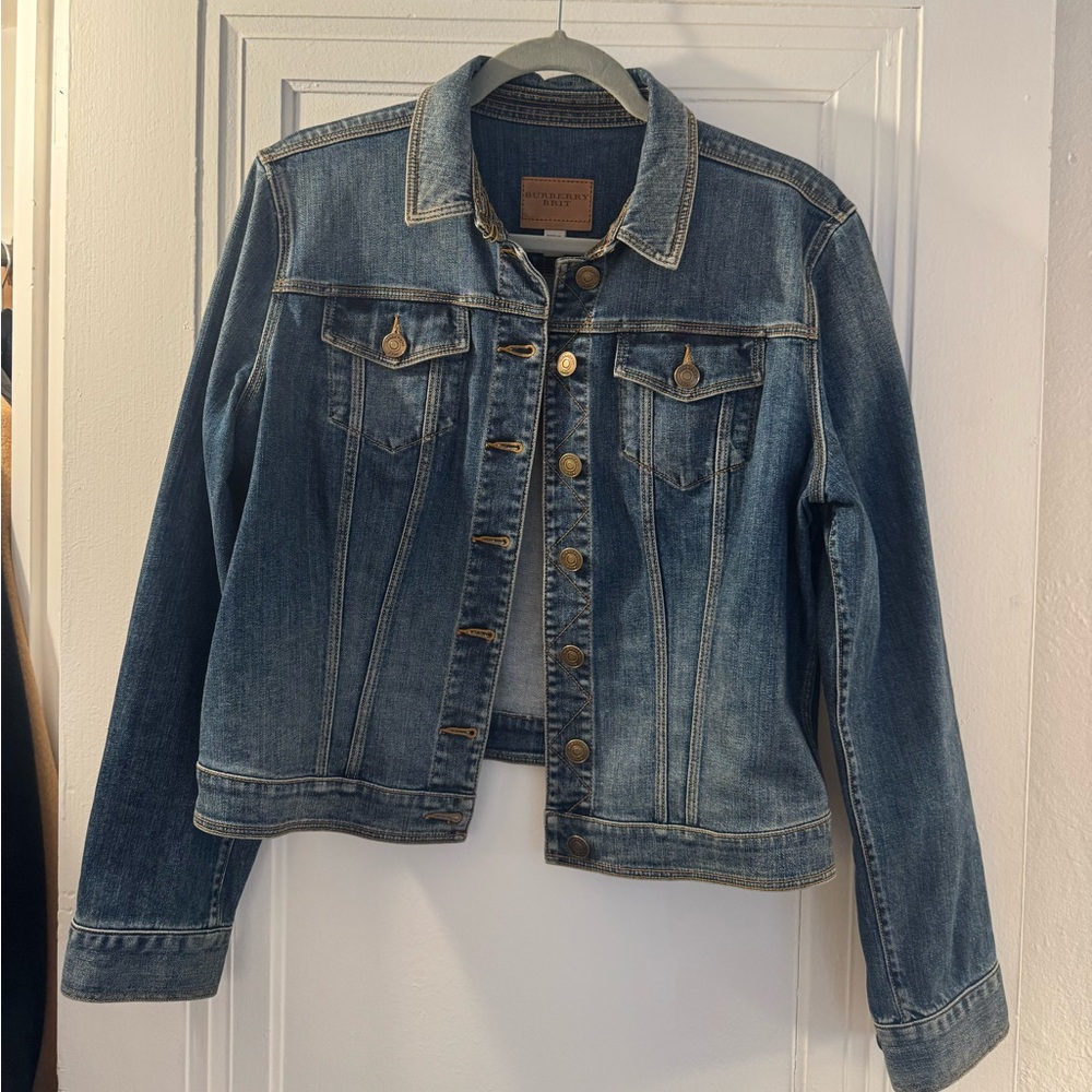Burberry Classic Blue Jean Jacket